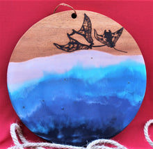 Load image into Gallery viewer, Circular Reef, Wood Burned Platter; Ocean Sail Fish (Sakuvorowaqa)