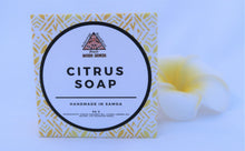 Load image into Gallery viewer, Organic Citrus Coconut Soap 30g/90grams