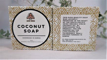 Load image into Gallery viewer, Organic Coconut Soap 30g/90grams