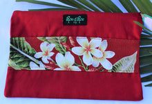 Load image into Gallery viewer, Cosmetic Essential Bag Red Floral