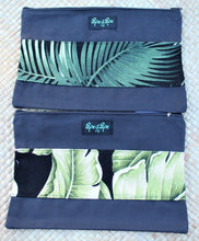 Load image into Gallery viewer, Cosmetic Essential Bag Black Tropical