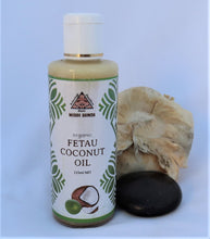 Load image into Gallery viewer, Organic Fetau (Candlenut) Infused Virgin Coconut Oil 115ml
