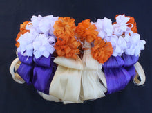 Load image into Gallery viewer, Traditional Island Garland Orange White/Beige Purple