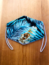 Load image into Gallery viewer, Cotton Face Covering in Tropical Print