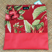 Load image into Gallery viewer, Clutch Purse Red Floral