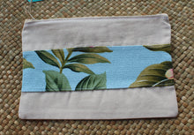 Load image into Gallery viewer, Cosmetic Essential Bag-Beige/Blue