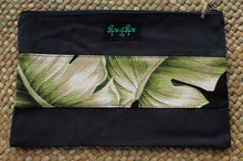 Load image into Gallery viewer, Cosmetic Essential Bag Black Tropical
