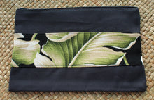 Load image into Gallery viewer, Cosmetic Essential Bag Black Tropical