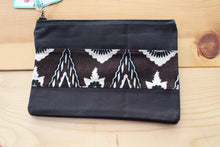 Load image into Gallery viewer, Cosmetic Essential Black Bag with Tapa Prints