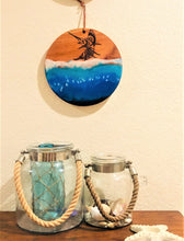 Load image into Gallery viewer, Circular Reef, Wood Burned Platter; Ocean Sail Fish (Sakuvorowaqa)