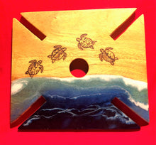 Load image into Gallery viewer, #oceanturtles #woodart #handburnedclassic #sustainablewood