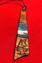 Load image into Gallery viewer, Pendant; Handcrafted with Wood Burned Designs