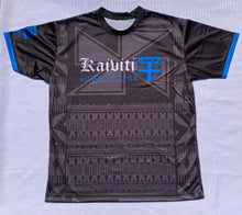 Load image into Gallery viewer, Fiji Rugby Fan T-Shirt Black - Kaiviti Au Bole Tu Ga