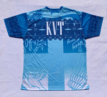 Load image into Gallery viewer, Fiji Rugby Fan T-Shirt Blue - Viti Noqu Viti