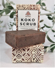 Load image into Gallery viewer, Organic Koko (Cacao) Scrub Soap 30g/90grams
