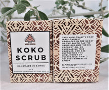 Load image into Gallery viewer, Organic Koko (Cacao) Scrub Soap 30g/90grams