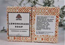Load image into Gallery viewer, Organic Lemongrass Coconut Soap 30g/90grams