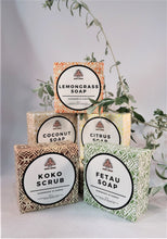Load image into Gallery viewer, Organic Citrus Coconut Soap 30g/90grams