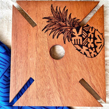 Load image into Gallery viewer, Wine Glass Caddy in Wood Burned Design