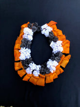 Load image into Gallery viewer, Traditional Island Garland Black/White/Orange
