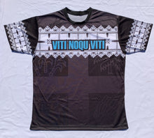 Load image into Gallery viewer, Fiji Rugby Fan T-Shirt Black - Viti Noqu Viti
