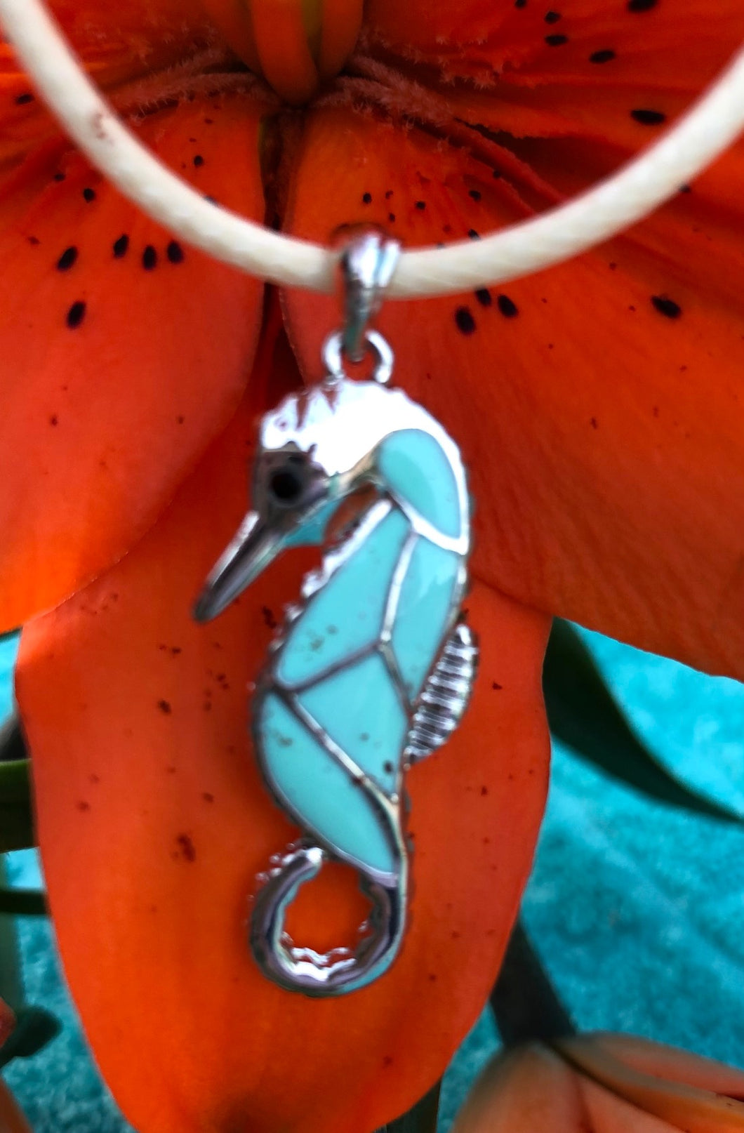 Island Inspired Handcrafted Ocean Themed Pendant